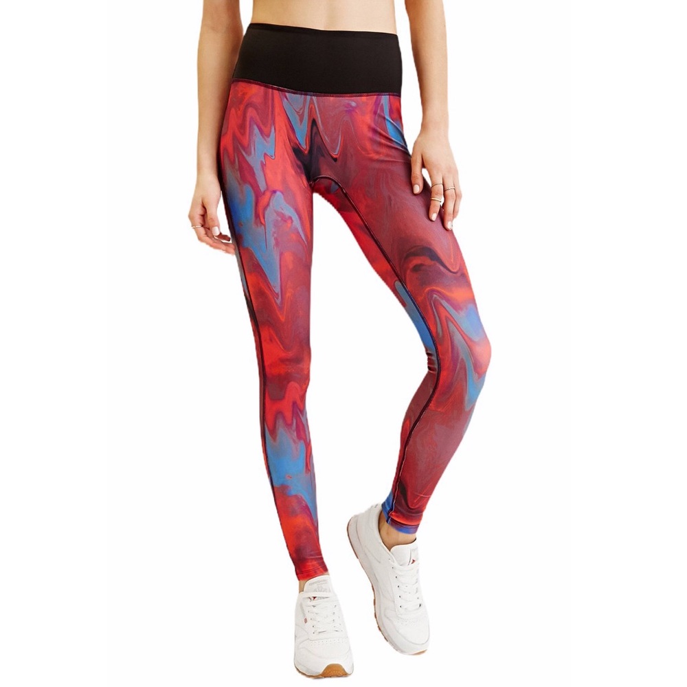 PRISMSPORT X Urban Outfitters | Marbled Leggings - Picture 1 of 9